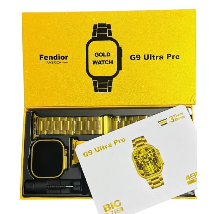 G9 Ultra Pro / S9 Ultra Max Smart Watch (Golden Edition)