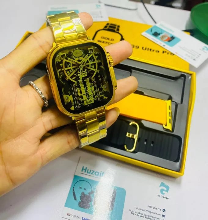 G9 Ultra Pro / S9 Ultra Max Smart Watch (Golden Edition)
