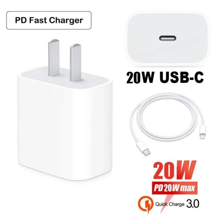 iPhone 20W USB C Power Adapter Data