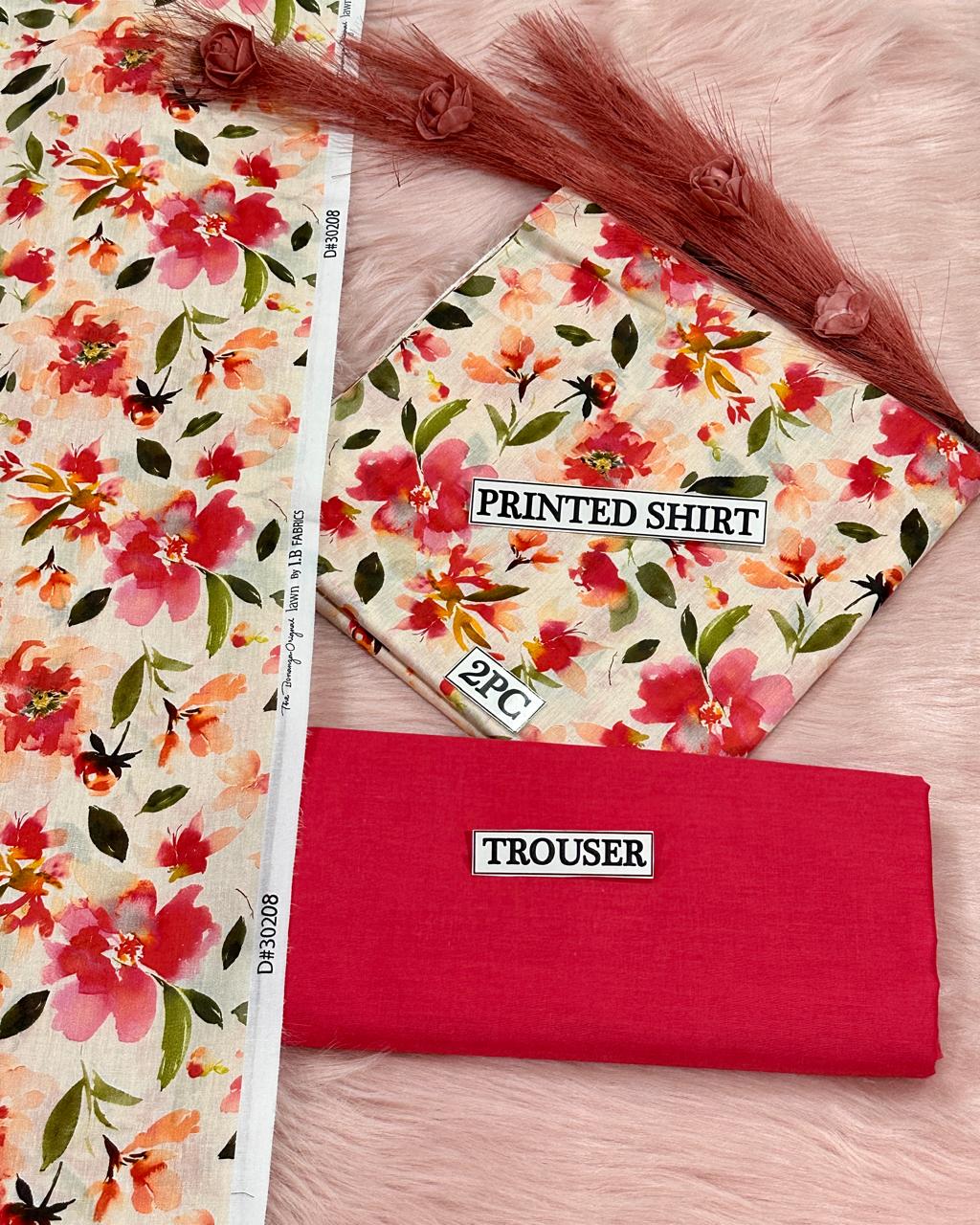 LAWN PRINTED COLLECTION BONANZA REPLICA LAWN 2pc