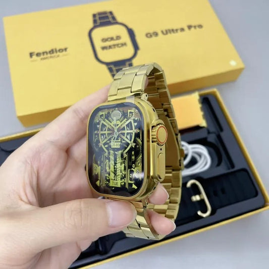 G9 Ultra Pro / S9 Ultra Max Smart Watch (Golden Edition)